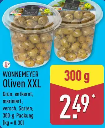 Aldi Nord WONNEMEYER Oliven XXL Angebot