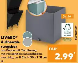 Kaufland LIV&BO Aufbewahrungsbox Angebot