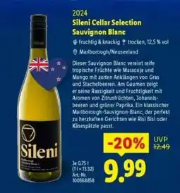 Lidl Sileni Cellar Selection Sauvignon Blanc Angebot