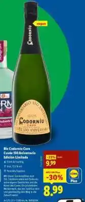 Lidl Bio Codorníu Cava Cuvée 150 Aniversario Edición Limitada Angebot