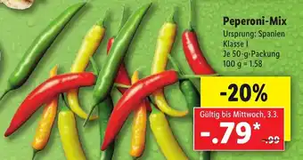 Lidl Peperoni Mix Angebot