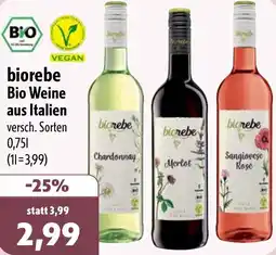 Aktiv Irma biorebe Bio Weine aus Italien Angebot