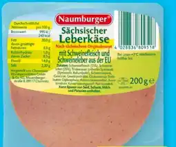 Aldi Nord Naumburger Sächsischer Leberkäse Angebot