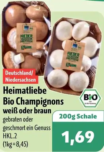 Aktiv Irma Heimatliebe Bio Champignons weiß oder braun Angebot