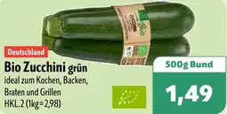 Aktiv Irma Bio Zucchini grün Angebot