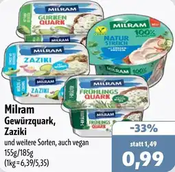 Aktiv Irma Milram Gewürzquark, Zaziki Angebot