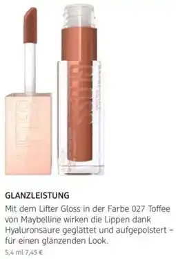 dm drogerie Maybelline Lifter Gloss Angebot