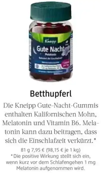 dm drogerie Kneipp Gute Nacht Gummis Angebot