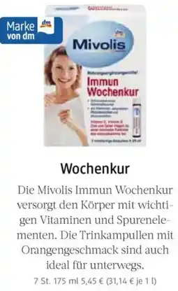 dm drogerie Mivolis Immun Wochenkur Angebot