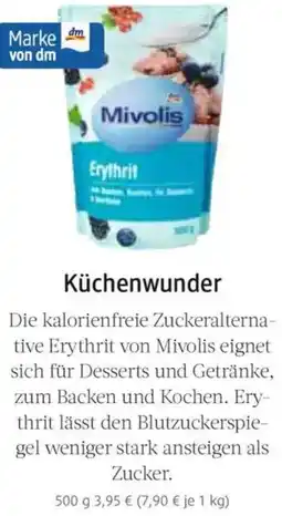 dm drogerie Mivolis Erythrit Angebot
