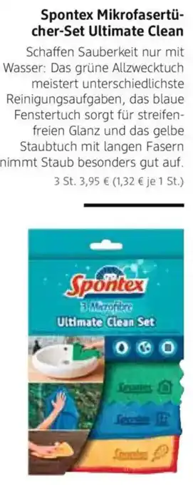 dm drogerie Spontex Mikrofasertücher-Set Ultimate Clean Angebot