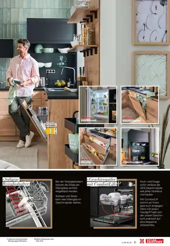 Höffner Aeg geschirrspüler mit comfortlift Angebot