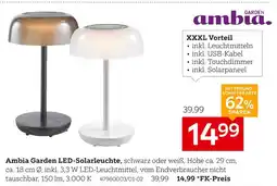XXXLutz Ambia garden led-solarleuchte Angebot