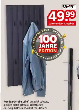 Segmüller Wandgarderobe jim Angebot