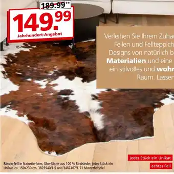 Segmüller Rinderfell Angebot