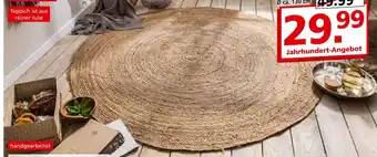 Segmüller Teppich „jute round Angebot