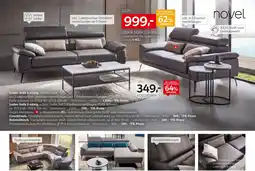 XXXLutz Novel leder-sofa 3-sitzig Angebot