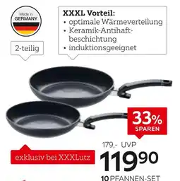 XXXLutz Fissler pfannen-set „ceratal classic orbitschwarz“ Angebot