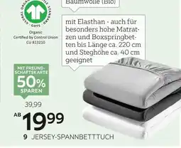 XXXLutz Bio:vio jersey-spannbetttuch „florentano“ Angebot
