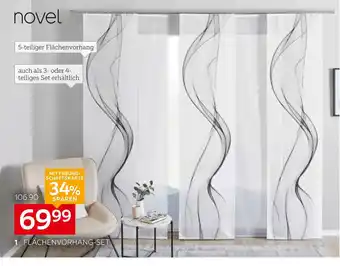 XXXLutz Novel flächenvorhang-set „fumaso“ Angebot