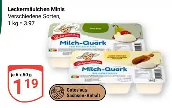 Globus Leckermäulchen milch-quark minis Angebot