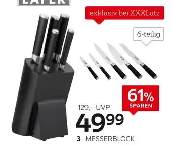 XXXLutz Lafer messerblock „pure“ Angebot