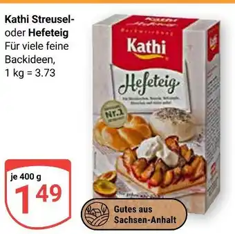 Globus Kathi streusel- oder hefeteig Angebot