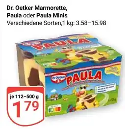 Globus Dr. oetker marmorette Angebot