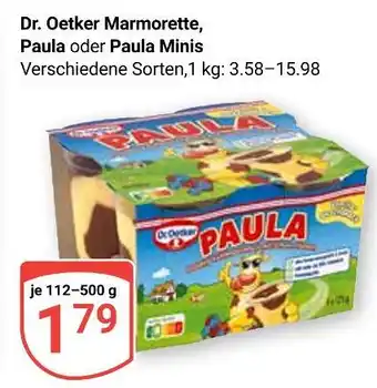 Globus Dr. oetker marmorette Angebot