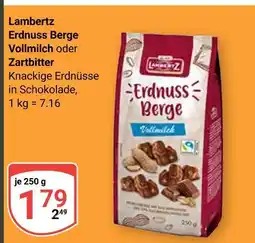 Globus Lambertz erdnuss berge vollmilch Angebot