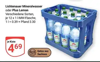 Globus Lichtenauer mineralwasser Angebot