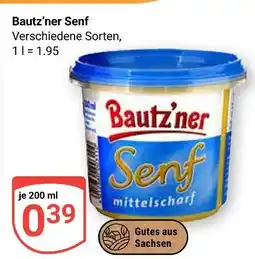 Globus Bautz'ner senf mittelscharf Angebot