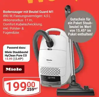 Globus Miele bodensauger mit beutel guard m1 Angebot