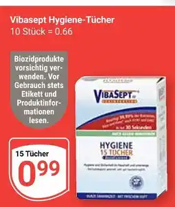 Globus Vibasept hygiene-tücher Angebot