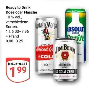 Globus Captain morgan spiced gold & cola Angebot