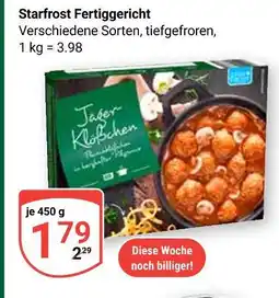 Globus Starfrost fertiggericht Angebot
