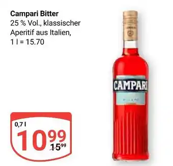 Globus Campari bitter Angebot