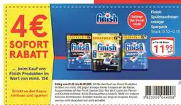 Globus Finish spülmaschinenreiniger sparpack Angebot