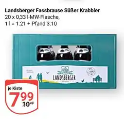 Globus Landsberger fassbrause süßer krabbler Angebot