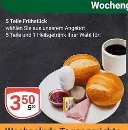 Globus 5 teile frühstück Angebot