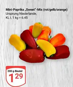 Globus Mini-paprika sweet-mix Angebot