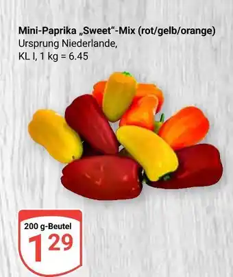 Globus Mini-paprika sweet-mix Angebot
