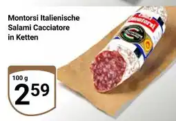 Globus Montorsi italienische salami cacciatore in ketten Angebot