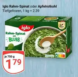 Globus Iglo rahm-spinat Angebot