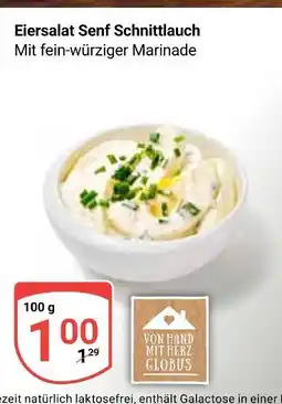 Globus Von hand mit herz globus eiersalat senf schnittlauch Angebot
