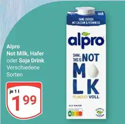 Globus Alpro not milk Angebot