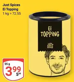 Globus Just spices ei topping Angebot