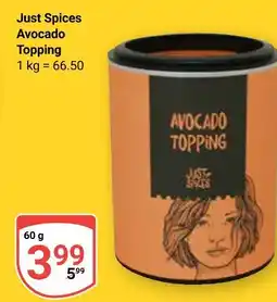 Globus Just spices avocado topping Angebot