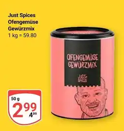 Globus Just spices ofengemüse gewürzmix Angebot