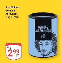 Globus Just spices gemüse allrounder Angebot